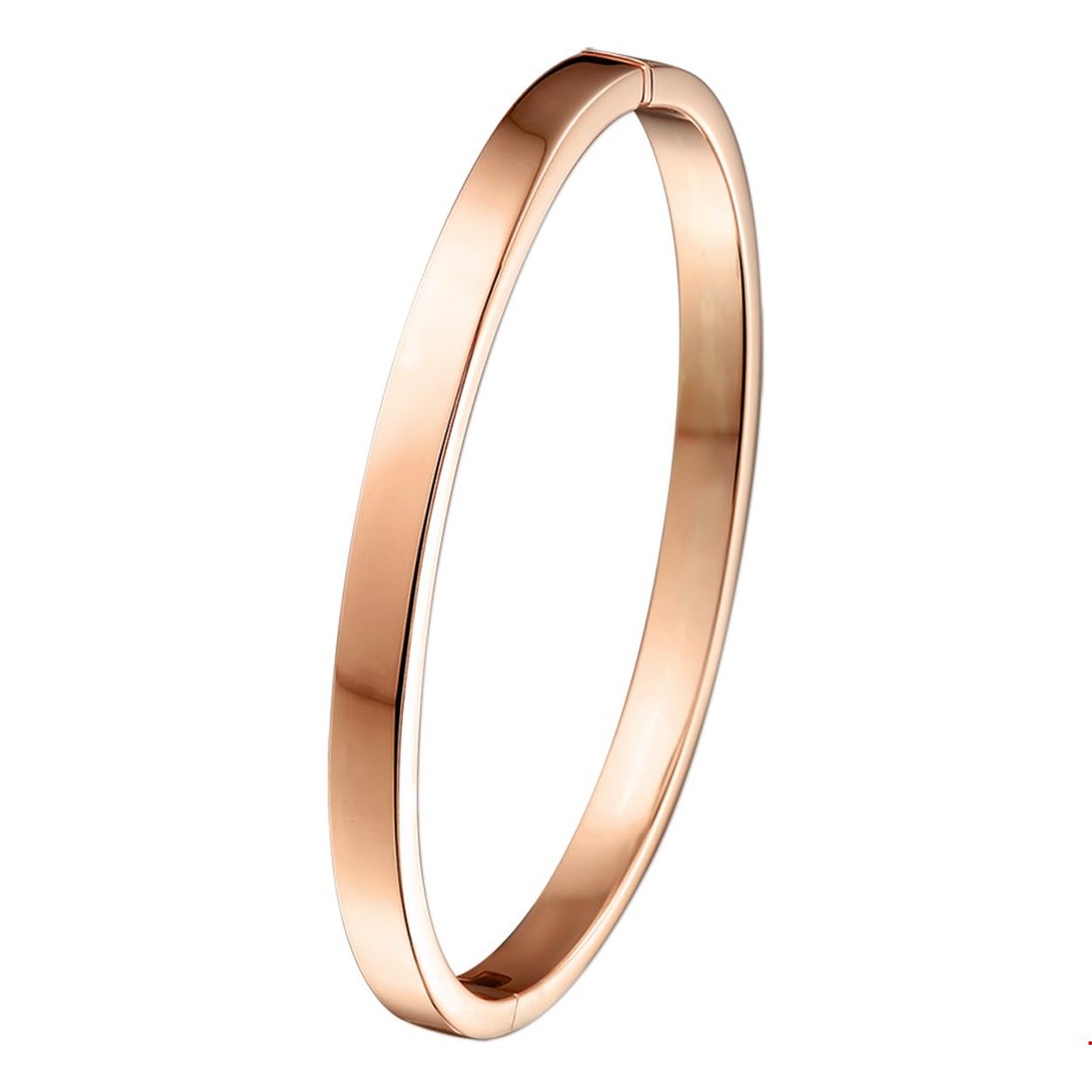 Armband rosegoud met zilv kern
Breedte: 5 mm