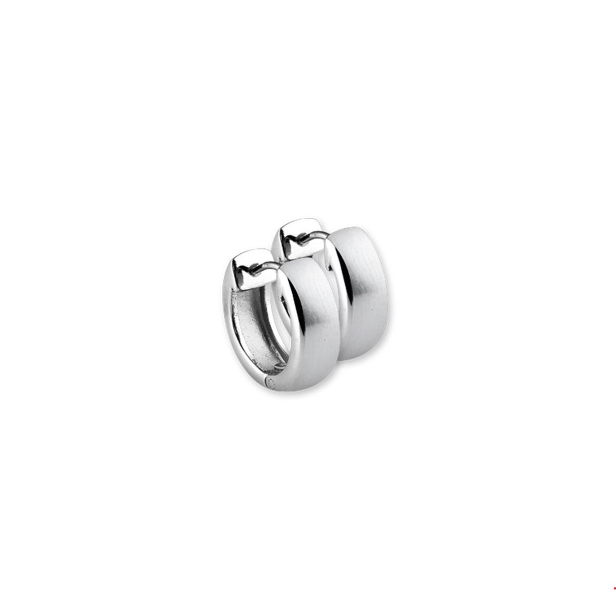 Beschrijving: Stalen klapcreolen met een matte afwerking. 
Verpakt per: 1
Doelgroep: dames
Breedte: 5 mm