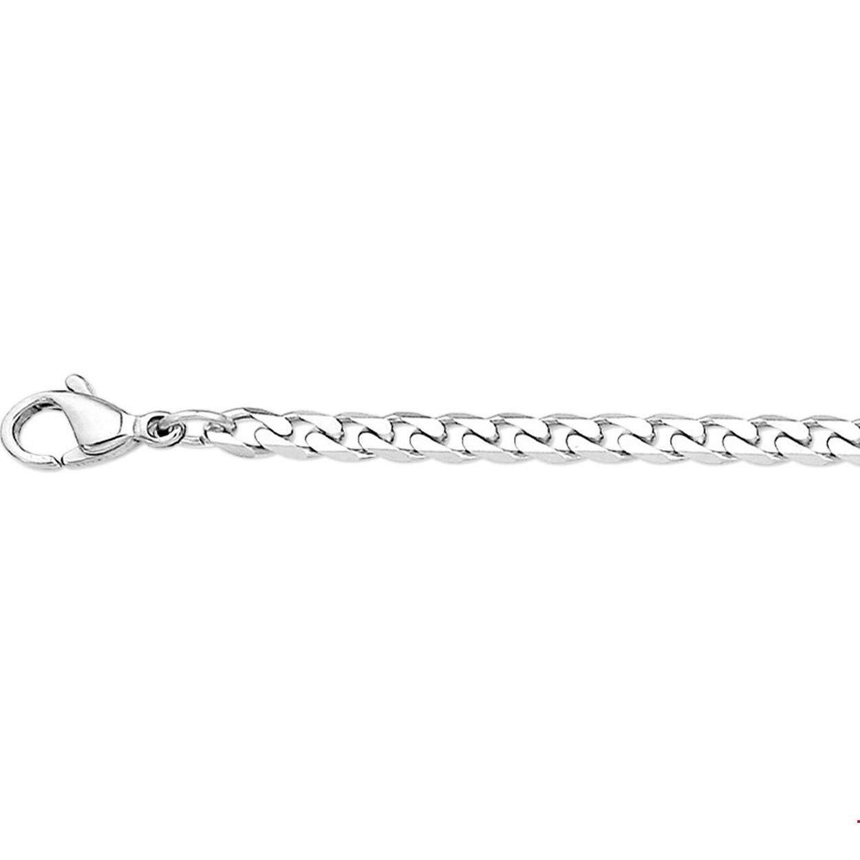 Beschrijving: Stalen 3mm geslepen gourmet collier met een lengte van 45cm uitgevoerd met een stevige karabijn sluiting. Het collier heeft een poli afwerking mede door de geslepen gourmet schakel schittert en blinkt dit sieraad en zorgt het voor een stoere look!.
Uniekenummer serie: 29471
Verpakt per: 1
Doelgroep: unisex
Breedte: 3 mm
Langste lengte: 45 mm