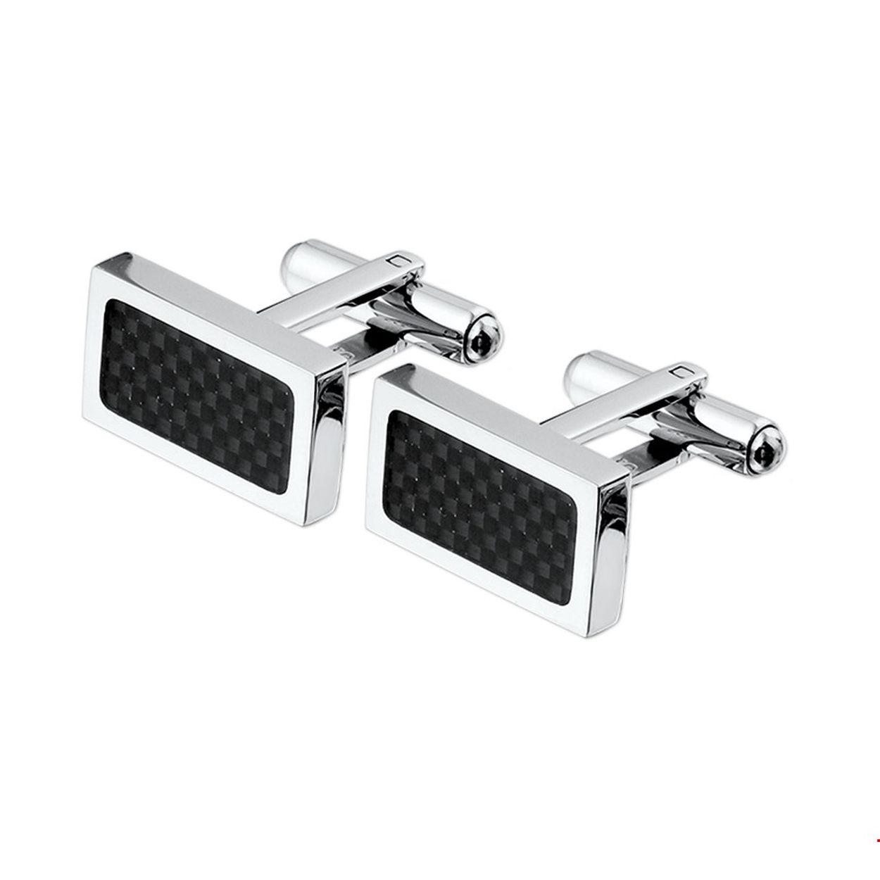 Beschrijving: Stalen manchetknopen met carbon.
Verpakt per: 1
Doelgroep: heren
Breedte: 19 mm
Hoogte: 11 mm