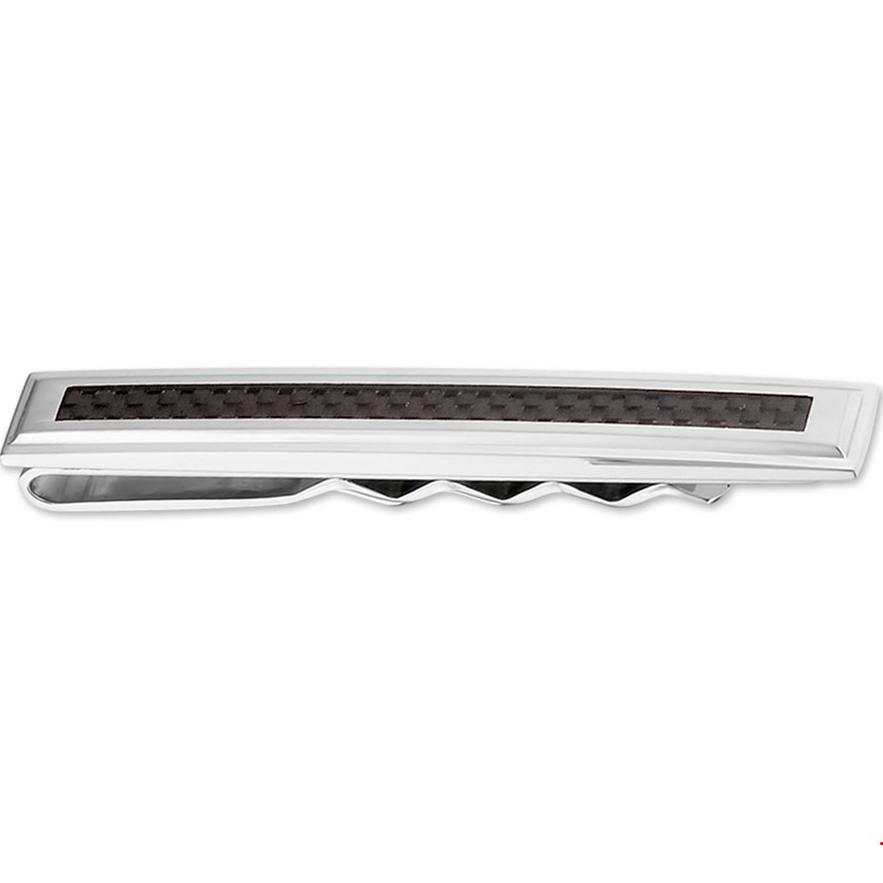 Beschrijving: Stalen dasschuif met carbon en een poli/matte afwerking. 
Verpakt per: 1
Doelgroep: heren
Breedte: 57.5 mm
Hoogte: 8 mm
