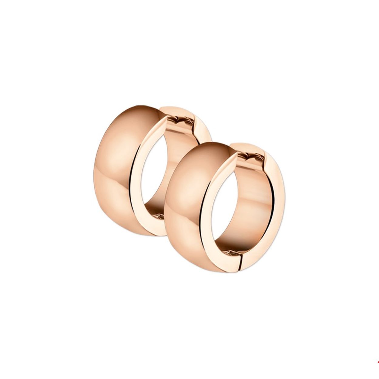 Beschrijving: Stalen klapcreolen met een poli afwerking. De creolen hebben een rosegouden PVD-plating. 
Verpakt per: 1
Doelgroep: dames
Breedte: 7.5 mm
