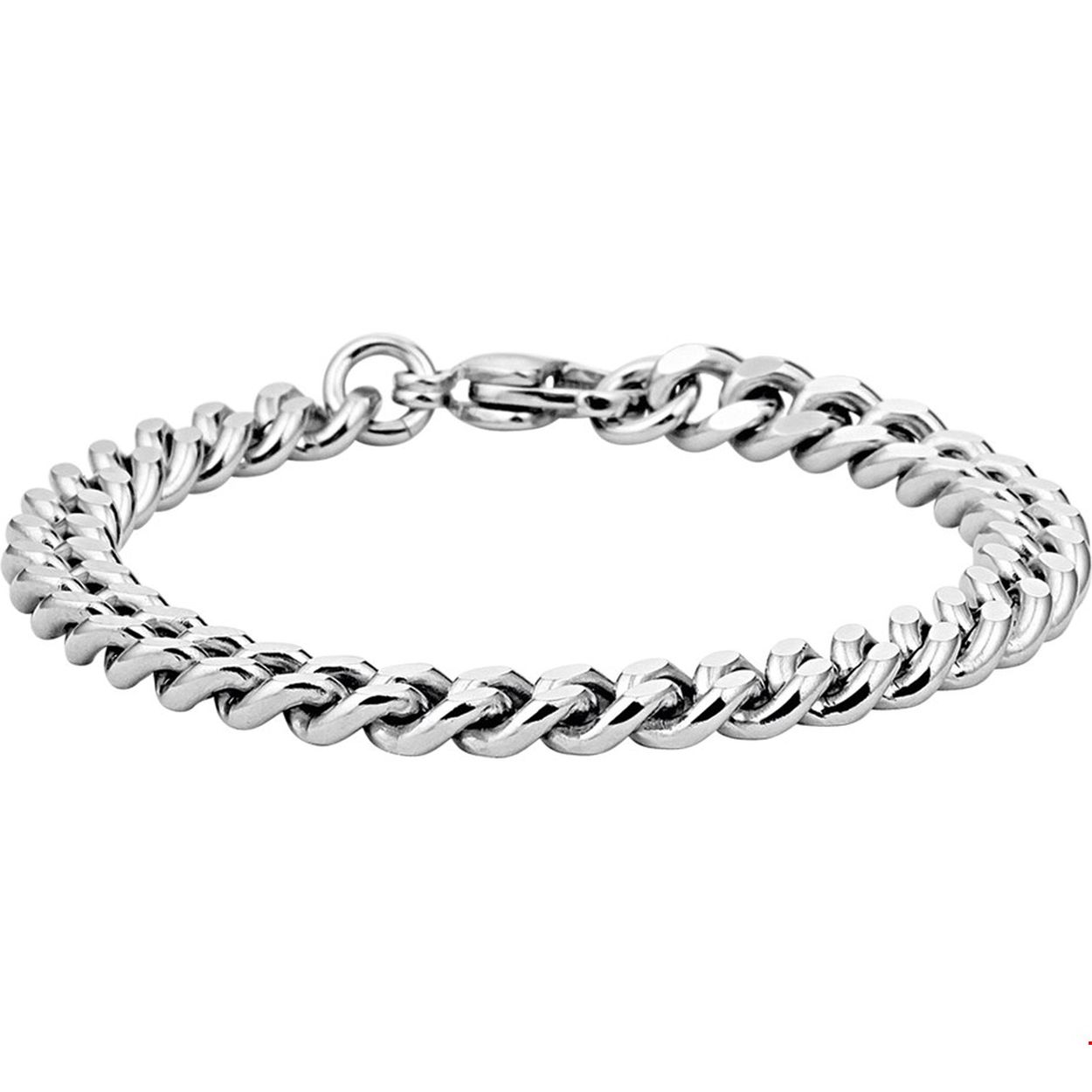 Beschrijving: Stalen armband met gourmet schakel. 
Uniekenummer serie: 27075
Verpakt per: 1
Doelgroep: heren
Breedte: 6.2 mm
Langste lengte: 17 mm