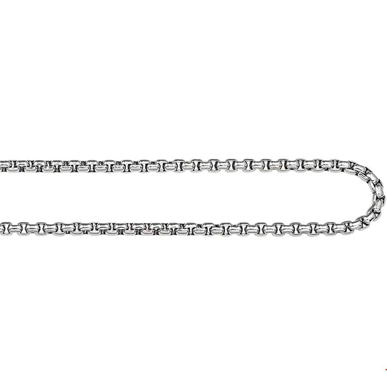 Beschrijving: Stalen collier met venetiaanse schakel. 
Uniekenummer serie: 29476
Verpakt per: 1
Doelgroep: unisex
Breedte: 2.5 mm
Langste lengte: 50 mm