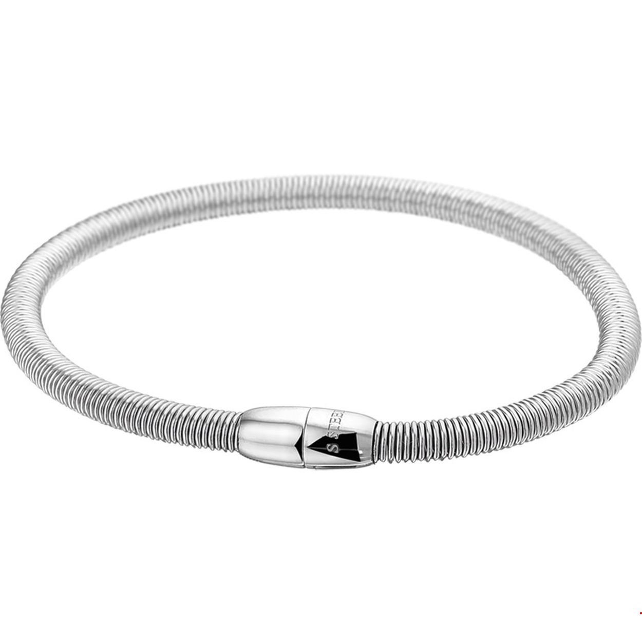Beschrijving: Stalen armband met een magneetsluiting. 
Verpakt per: 1
Doelgroep: dames
Breedte: 4.5 mm
Langste lengte: 19 mm
