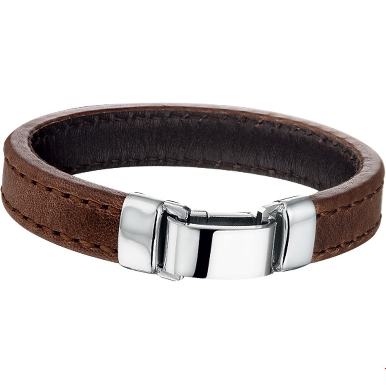 Beschrijving: Leren armbanden zijn echte musthaves voor heren. Stoer bij een casual outfit maar zeker ook bij een net pak! Details: Stalen armband met een bruine leren band en een poli sluiting. 
Uniekenummer serie: 31372
Verpakt per: 1
Doelgroep: heren
Breedte: 14 mm
Langste lengte: 21 mm
