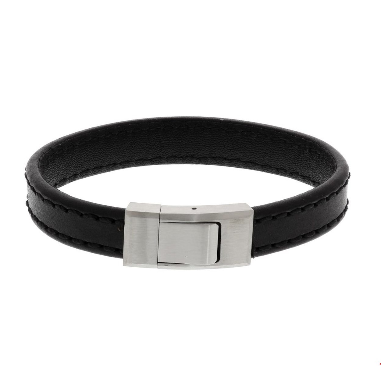 Beschrijving: Stalen armband met zwart leer.
Uniekenummer serie: 38651
Verpakt per: 1
Doelgroep: heren
Breedte: 12 mm
Langste lengte: 19 mm