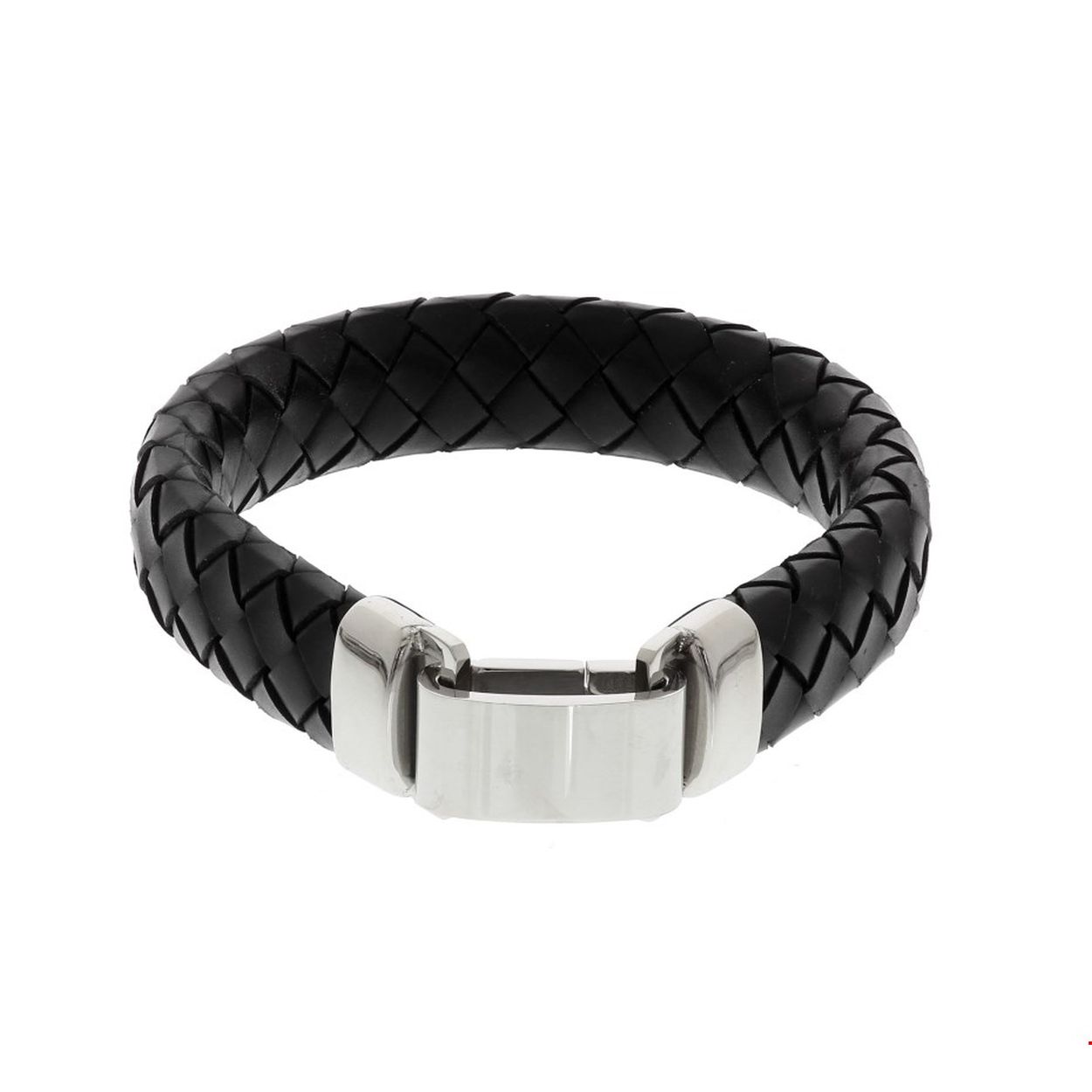 Beschrijving: Stalen armband met gevlochten zwart leer.
Uniekenummer serie: 38649
Verpakt per: 1
Doelgroep: heren
Breedte: 13.5 mm
Langste lengte: 21 mm