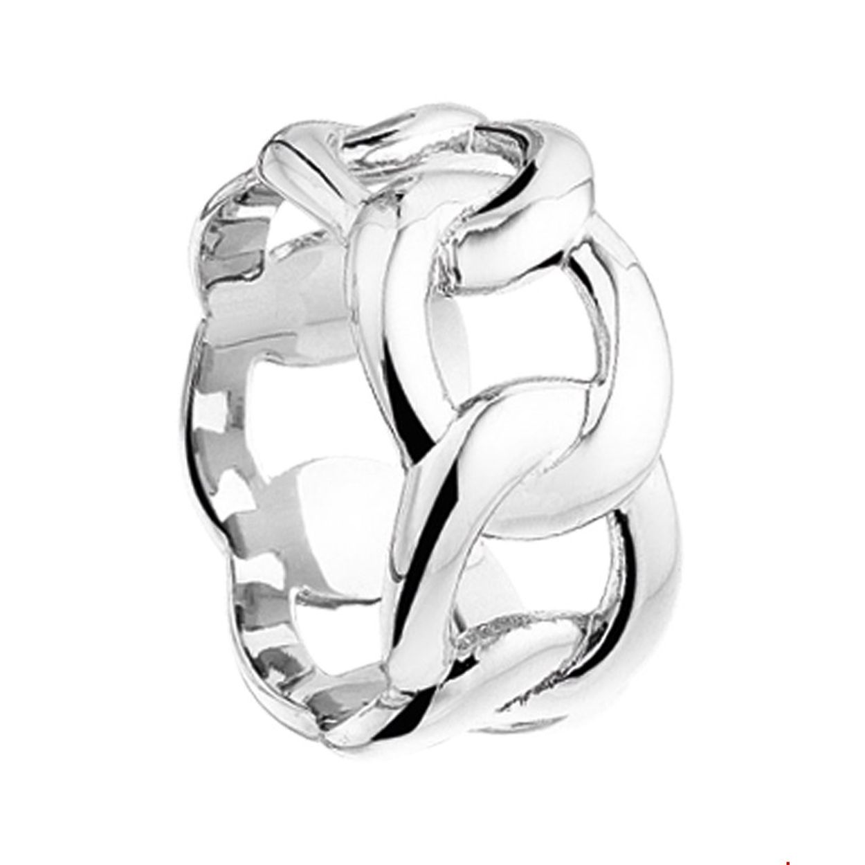 Beschrijving: Stalen ring met gourmet schakel. 
Uniekenummer serie: 32534
Verpakt per: 1
Doelgroep: dames
Ringmaat: 19.00 mm (60)
Breedte: 10.5 mm