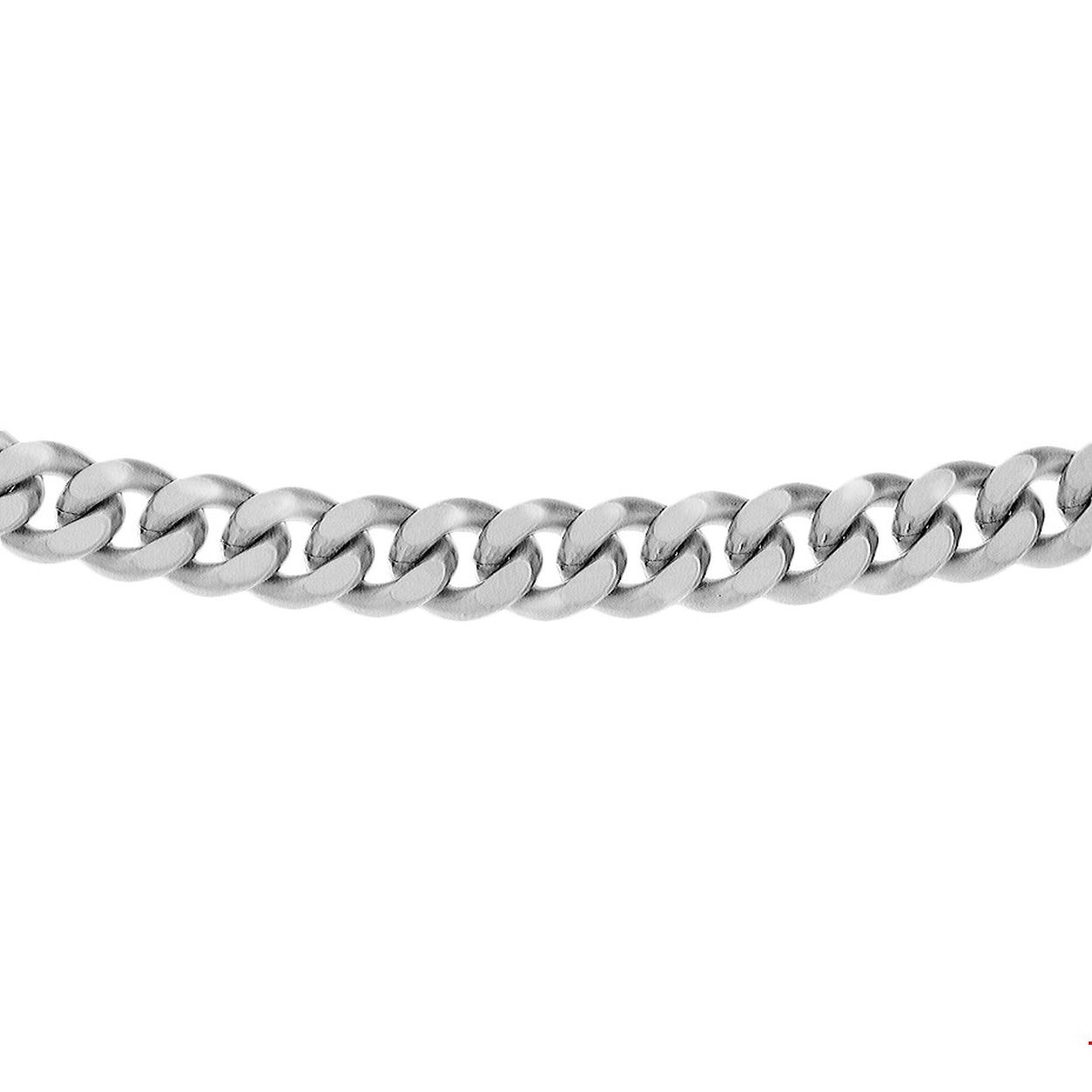Beschrijving: Stalen collier met gourmet schakel. 
Verpakt per: 1
Doelgroep: heren
Breedte: 8 mm
Langste lengte: 50 mm