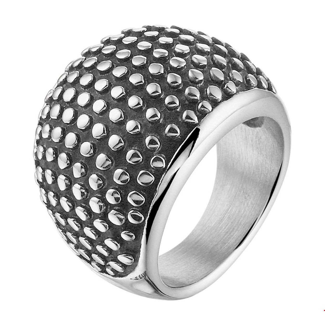 Beschrijving: Stalen oxi ring met een poli afwerking. 
Uniekenummer serie: 36915
Verpakt per: 1
Doelgroep: dames
Ringmaat: 17.25 mm (54)
Breedte: 17.5 mm