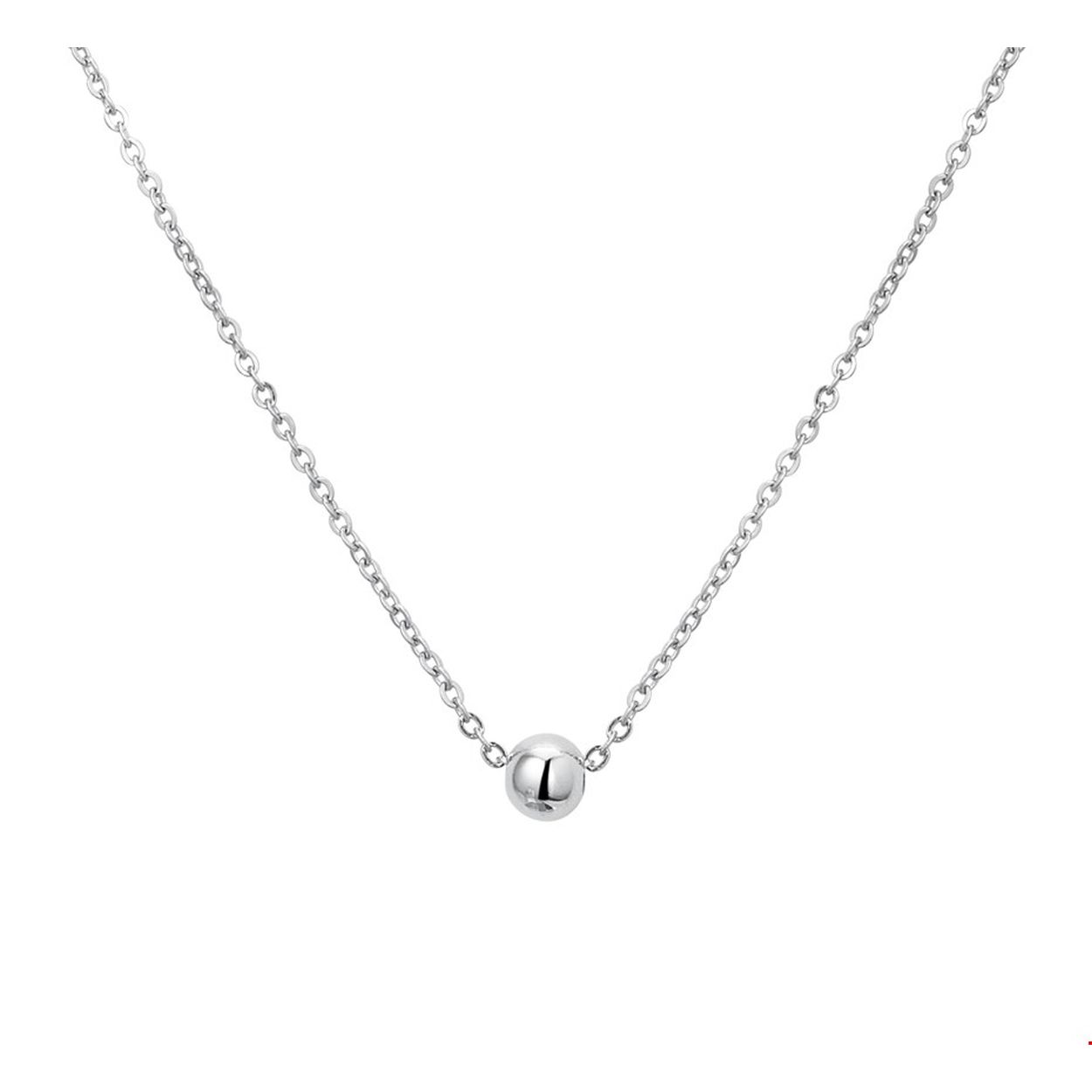 Stalen collier - Balletje - 40-44 cm