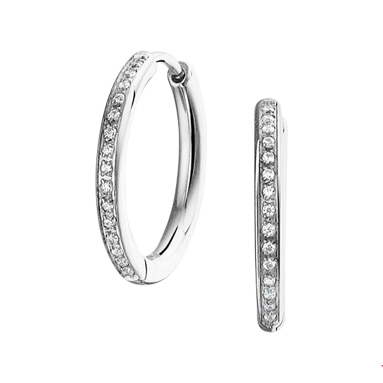 Beschrijving: Luxe stalen klapcreolen uitgevoerd met briljant geslepen zirkonia in een rijzetting. De klapcreolen hebben een diameter van 20mm en een buisdikte van 2.5mm. Deze oorsieraden zijn perfect te combineren met andere stalen of zilveren sieraden!
Uniekenummer serie: 37774
Verpakt per: 1
Doelgroep: dames
Breedte: 2.5 mm
Zetting: alliance (rijzetting)