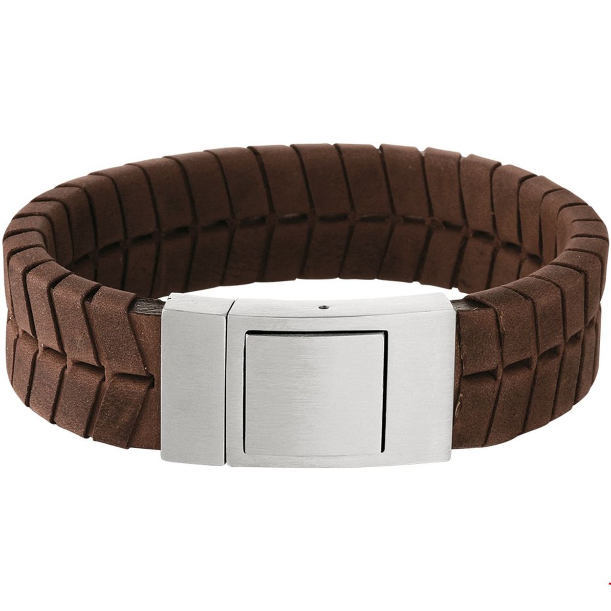 Beschrijving: Stoer staal en leren heren armband met een lengte van 21cm en 18mm breed in de kleur  donkerbruin. Tip: Leuk om kado te doen! Maar zeker ook om te krijgen! Wenslijstje!!
Verpakt per: 1
Doelgroep: heren
Breedte: 18 mm
Langste lengte: 21 mm