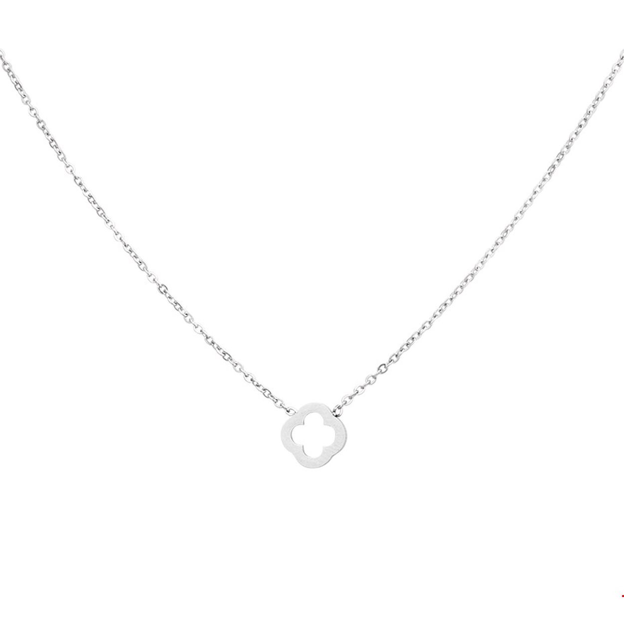 Beschrijving: Stalen 1.2mm anker collier met een lengte van 40cm en een extensie van 4cm uitgevoerd met een bloem van 8x8mm en stevige karabijn sluiting.
Doelgroep: dames
Breedte: 8 mm
Kortste lengte: 40 mm
Langste lengte: 44 mm
Hoogte: 8 mm
