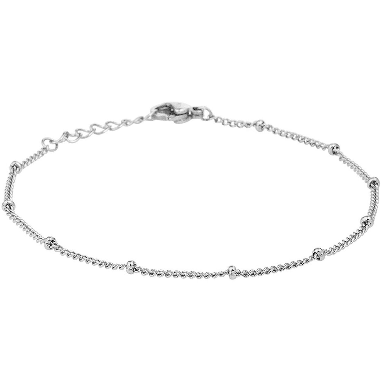 Beschrijving: Stalen armband met een draaglengte van 17cm en een extensie van 2cm uitgevoerd met een karabijn sluiting. Tip: Combineer deze armband met bijpassende sieraden uit onze collectie of vanuit je eigen stash en creeer zo elke keer weer een nieuwe look.
Verpakt per: 1
Doelgroep: dames
Kortste lengte: 17 cm
Langste lengte: 19 cm
