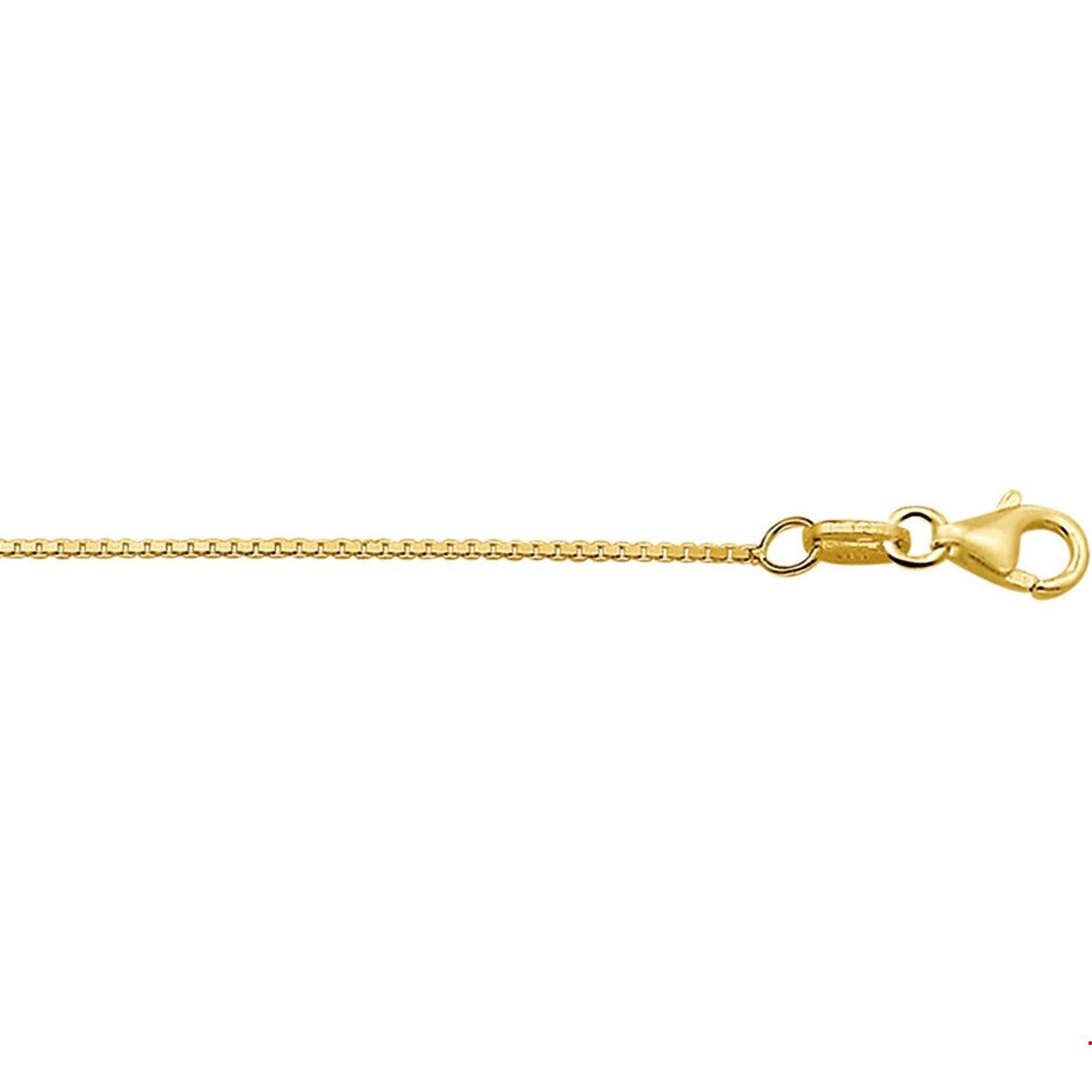 Beschrijving: 9 Krt. collier met venetiaanse schakel. 
Uniekenummer serie: 26755
Verpakt per: 1
Doelgroep: unisex
Breedte: 0.9 mm
Langste lengte: 42 mm