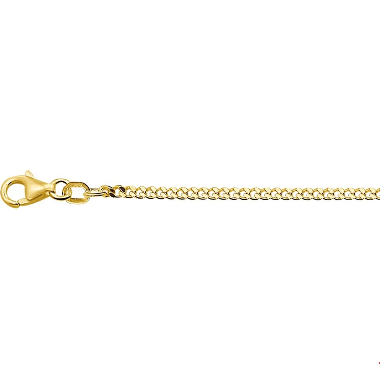 Beschrijving: 9 Krt. collier met gourmet schakel goudkleurig
Verpakt per: 1
Breedte: 2.1 mm
Langste lengte: 50 cm