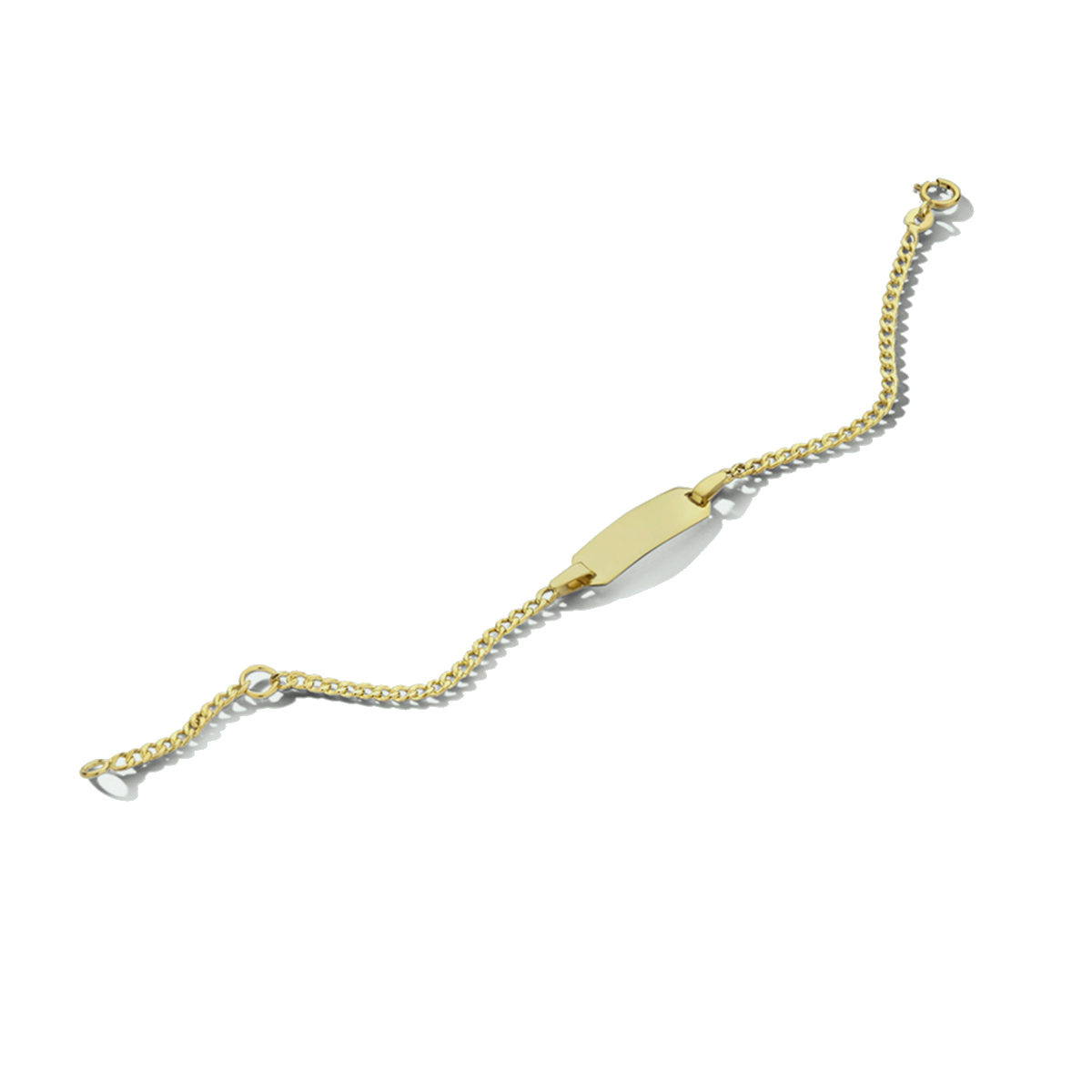 9 krt goud graveerarmbandje