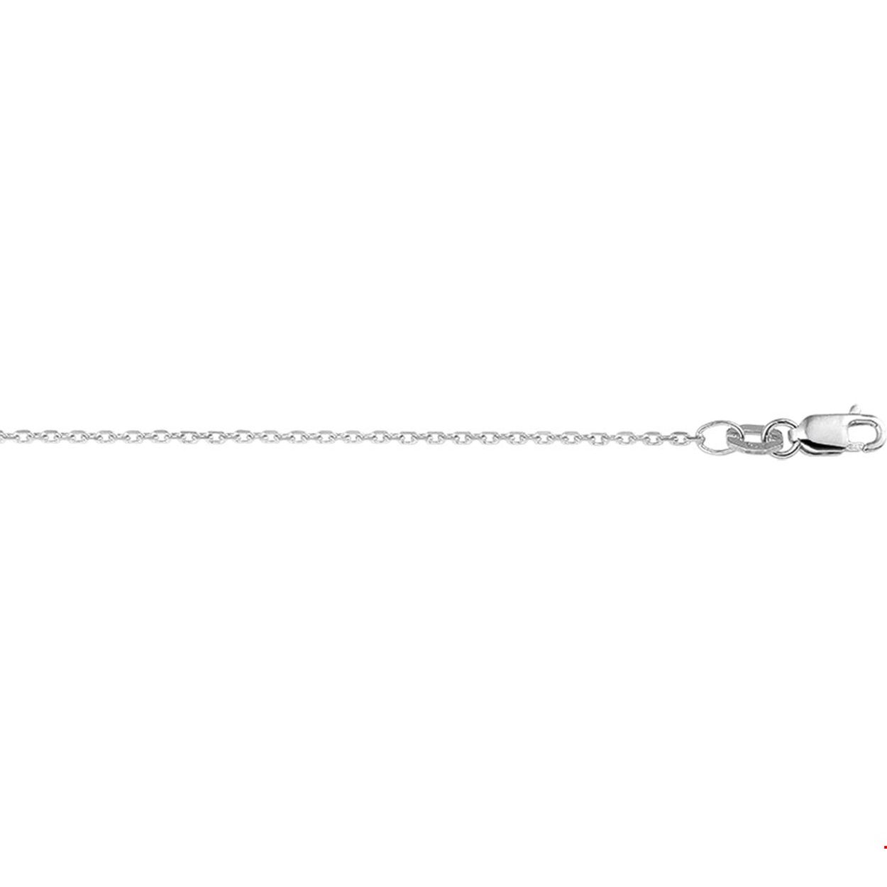 Beschrijving: 9 Krt. collier met anker schakel. 
Uniekenummer serie: 27155
Verpakt per: 1
Doelgroep: unisex
Breedte: 1.3 mm
Langste lengte: 45 mm