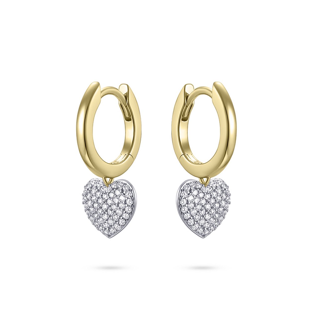 Deze oorringen zijn van het merk Gisser. Het is een damessieraad gemaakt van zilver. De oorringen zijn zilver van kleur.