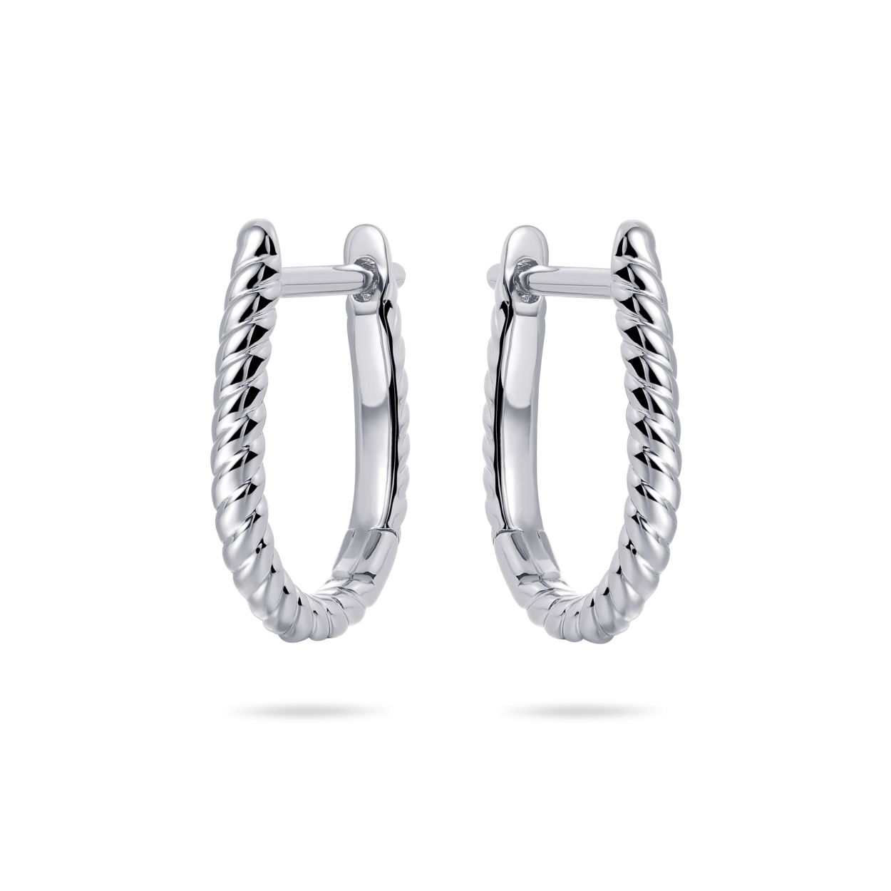 creool zilver | ovaal | getwist
diameter 14mm
breedte 2mm 