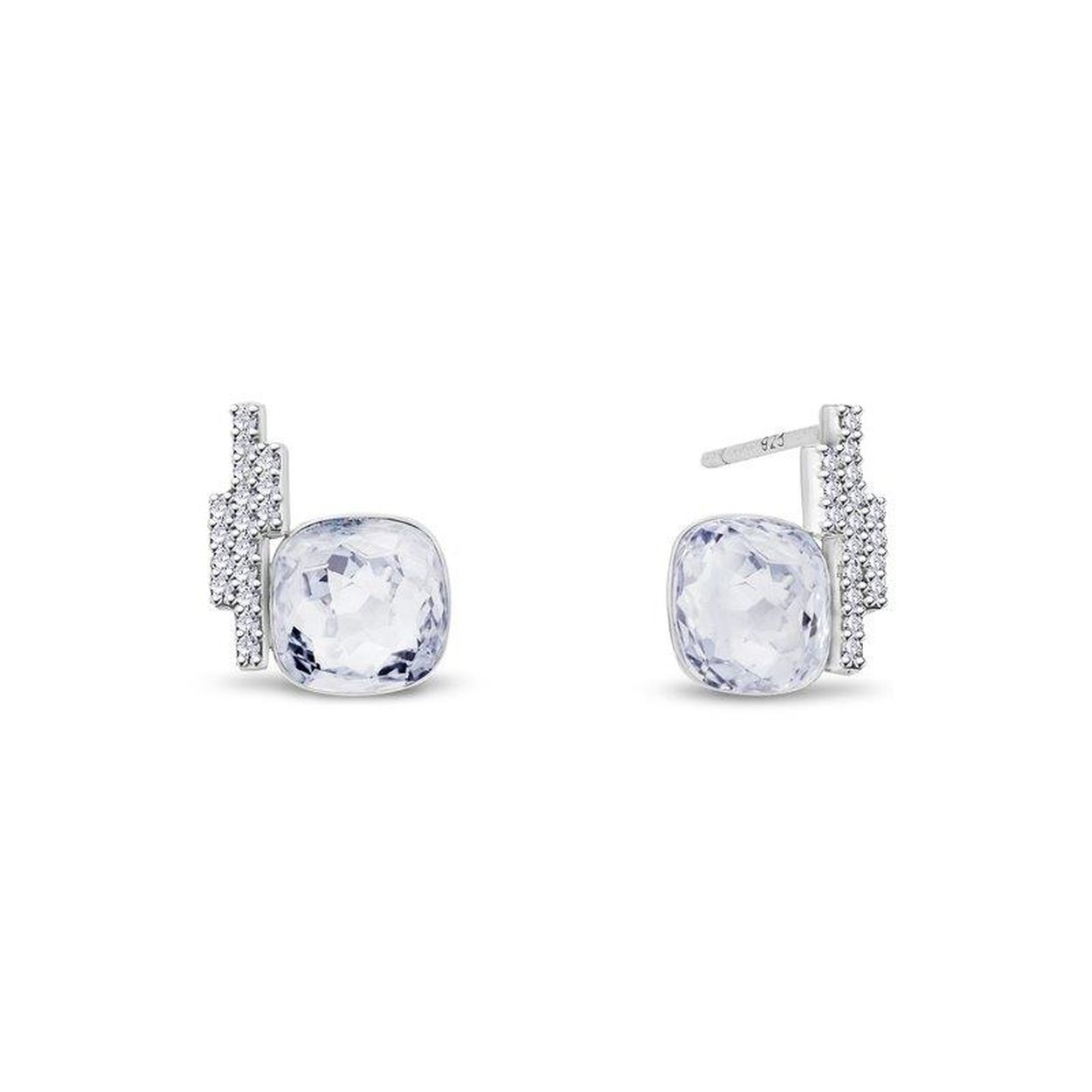 Spark CLOUD Earrings Crystal