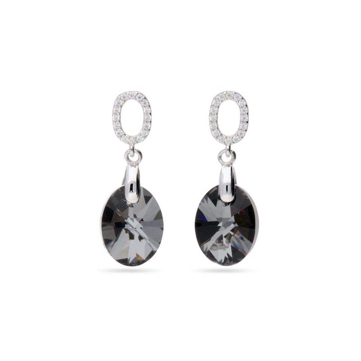 Maak je looks compleet met deze prachtige zilverkleurige nacht Studs Oorbellen van SPARK Jewelry voor dames.