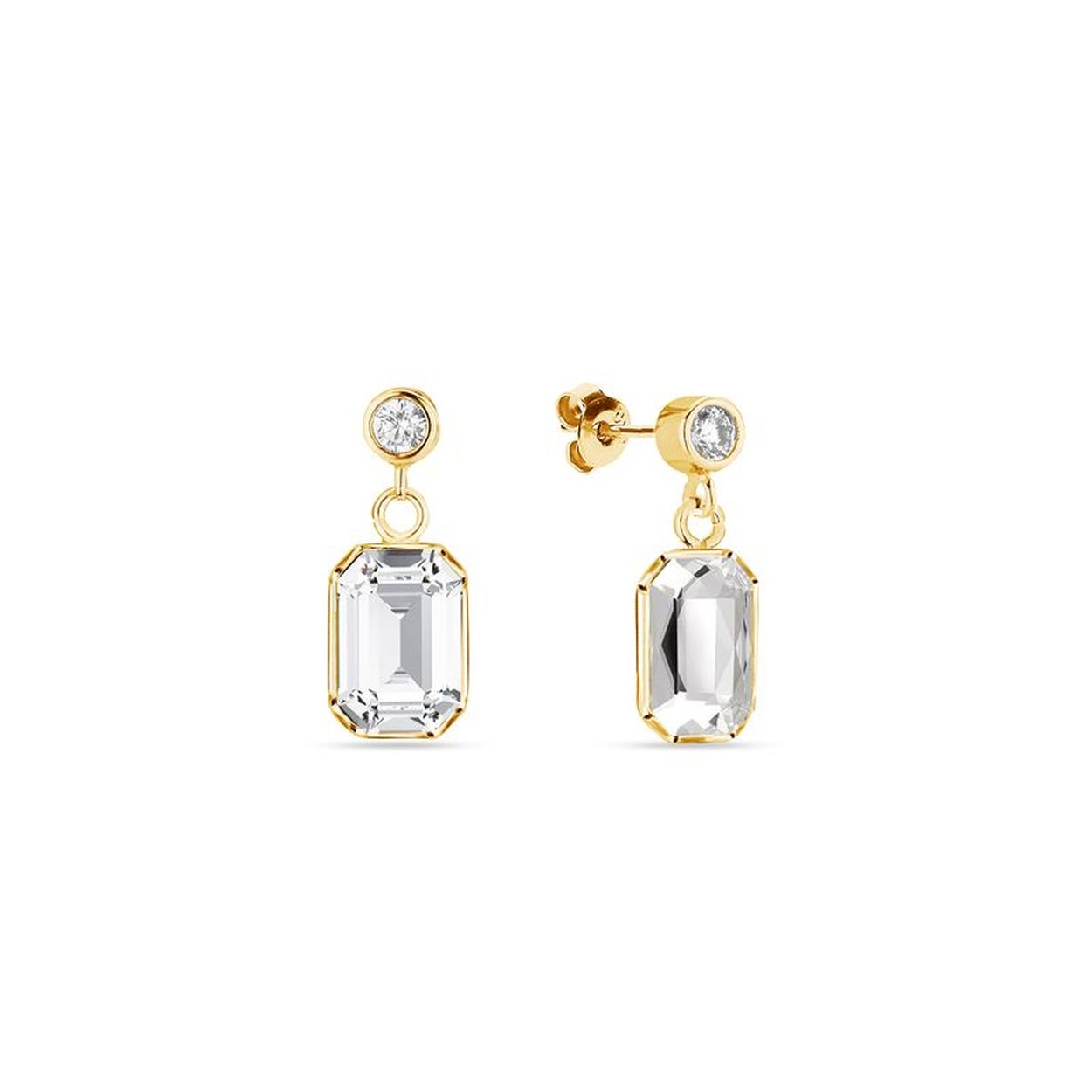 Maak je looks compleet met deze prachtige kristal Studs Oorbellen van SPARK Jewelry voor dames. De artikelcode is KCG26028C.
