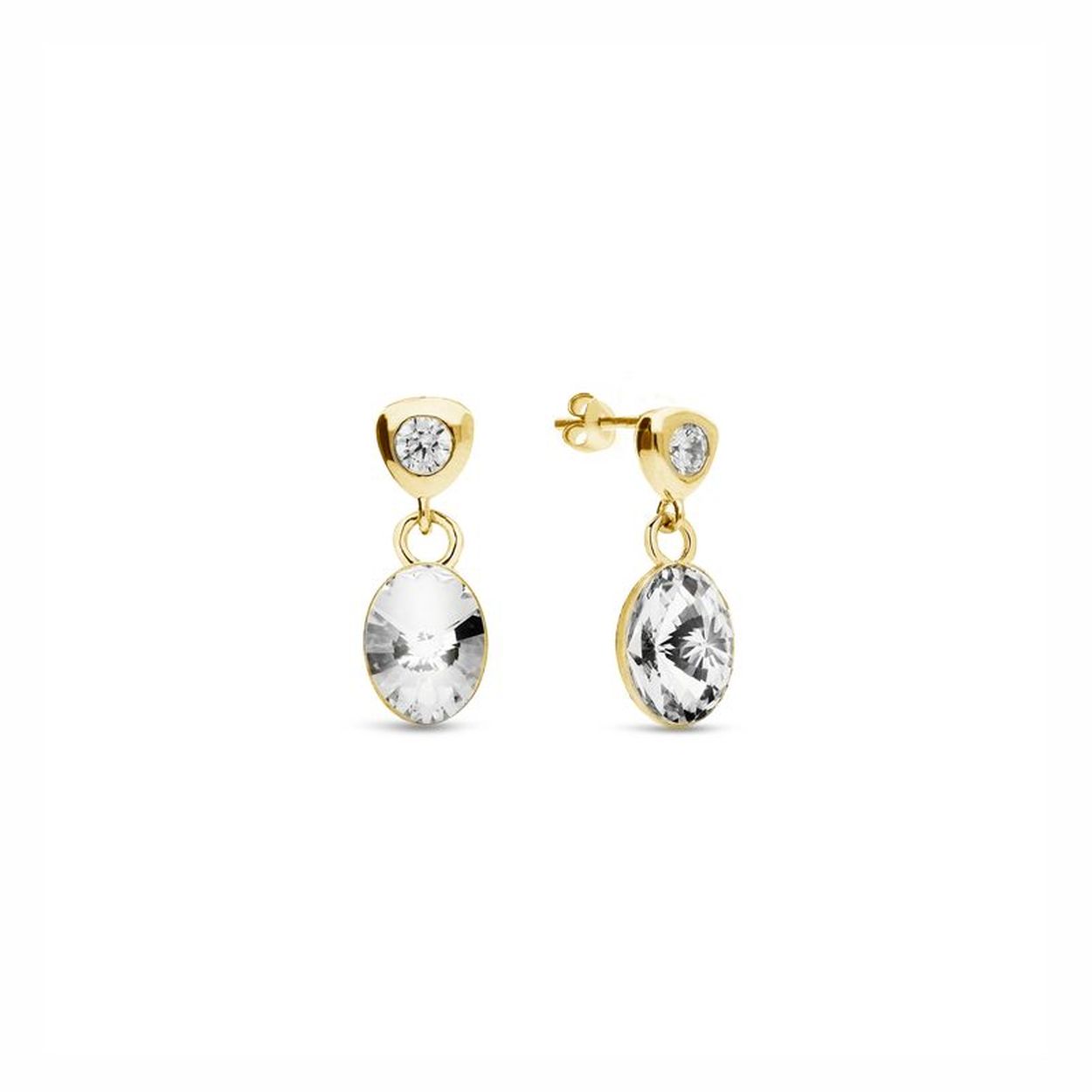 Maak je looks compleet met deze prachtige kristal Studs Oorbellen van SPARK Jewelry voor dames. De artikelcode is KCG41228C.