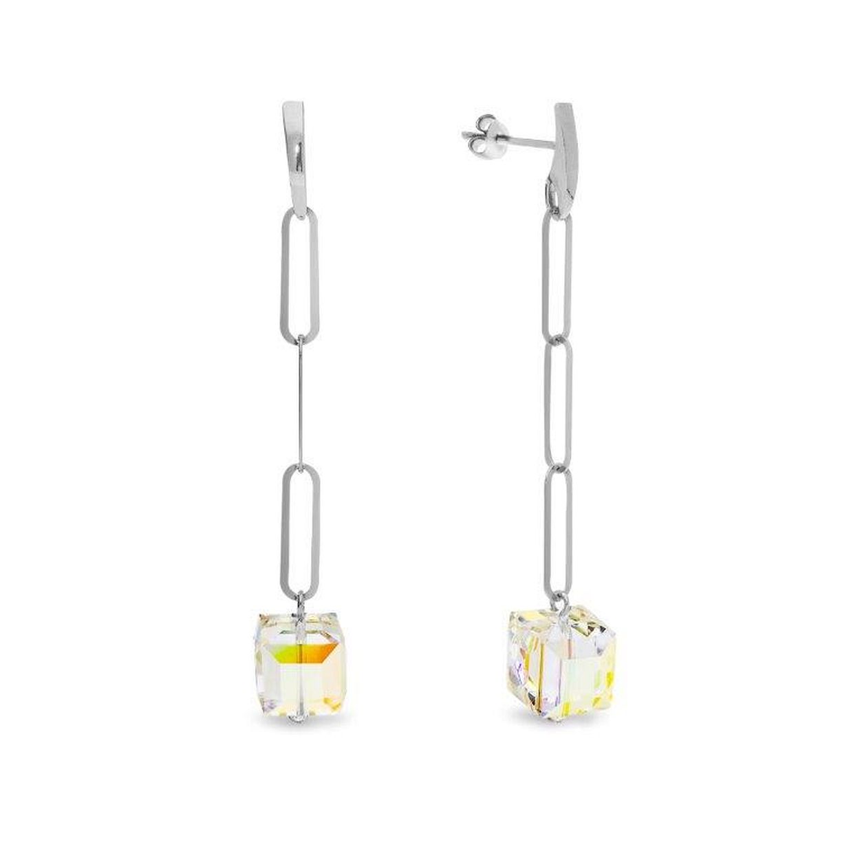 Spark CUBO earrings Aurore Borealis 