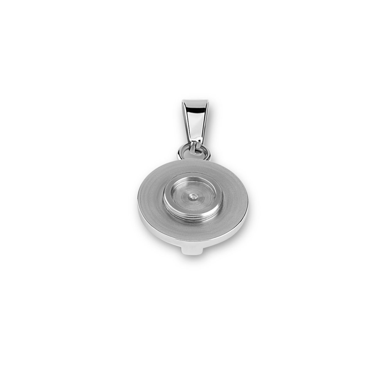 Dit is een zilverkleurige sieraad uit de collectie Kosmic