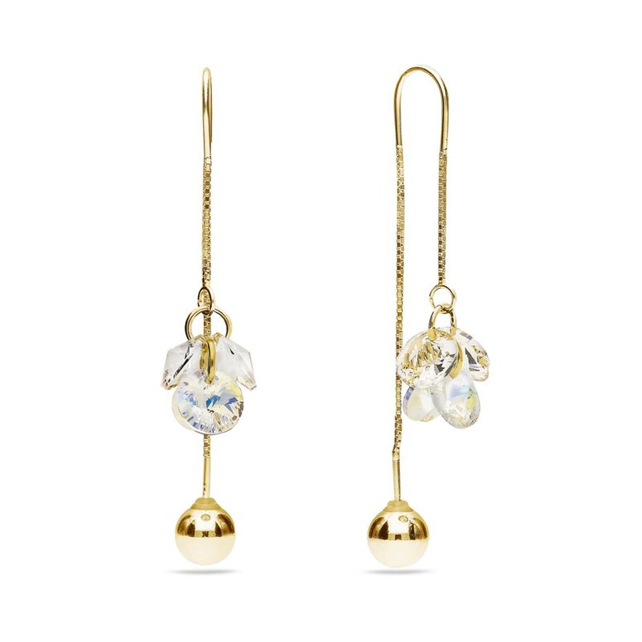 Maak je looks compleet met deze prachtige kristal/ Aurora Boreale Studs Oorbellen van SPARK Jewelry voor dames. De artikelcode is KWKLG6428CAB.