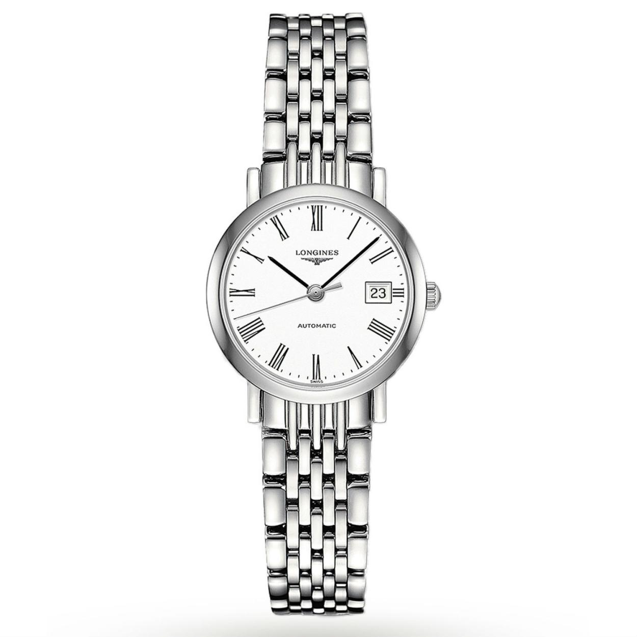 De Longines Elegant Collection L43094116 is een luxueus horloge met een stijlvolle uitstraling. Het horloge heeft een roestvrijstalen kast, een elegante witte wijzerplaat De functies omvatten een datum weergave Dit horloge kan zowel casual als formeel gedragen worden en past perfect bij elke outfit. Maak je look compleet met de Longines Elegant Collection L43094116!