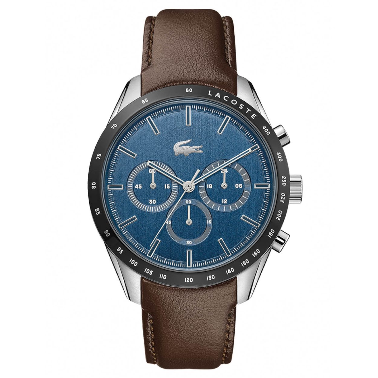 Lacoste LC2011093 BOSTON - Horloge  - Leer - Bruin - 42 mm