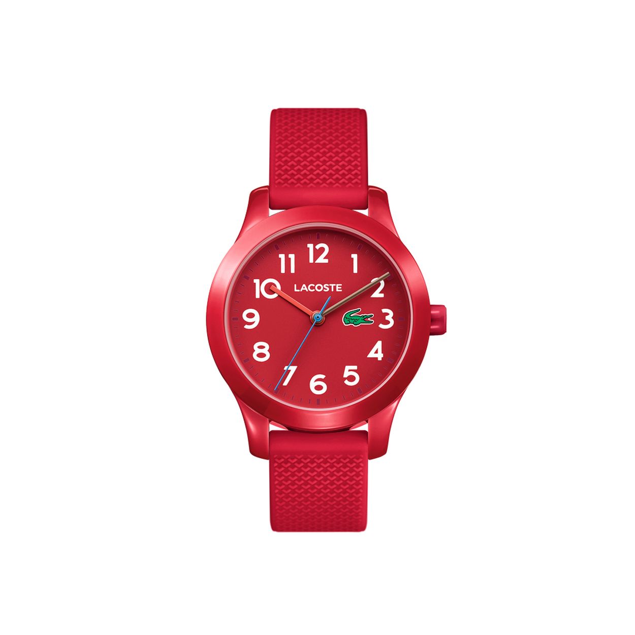 Lacoste LC2030004 12. 12 KIDS - Polshorloge - Siliconen - Rood - 32 mm