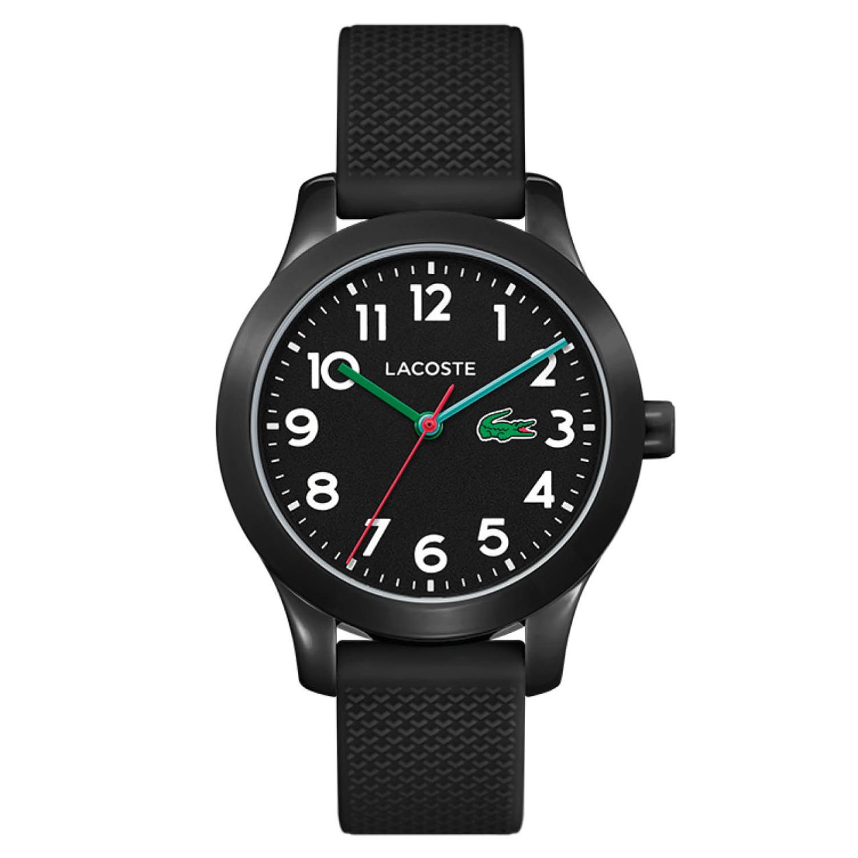 Lacoste LC2030032 L.12.12 KIDS - Horloge  - Siliconen - Zwart - 32 mm