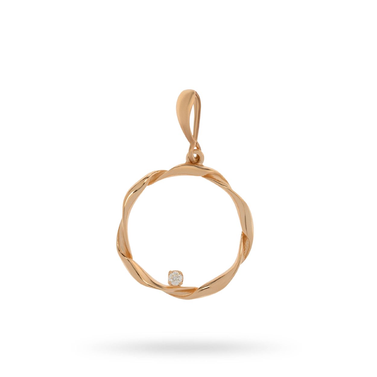 Deze hanger is van het merk Leoni. De kleur van het sieraad is geelgoud. Dit sieraad bevat de edelsteen: diamant. De kleur van deze edelsteen is: grijs.