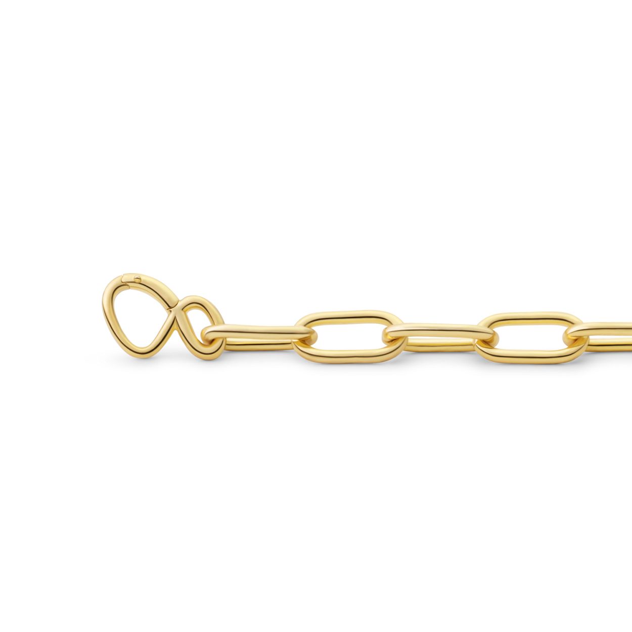 link bracelet/Necklace - Long link gold plated 20cm