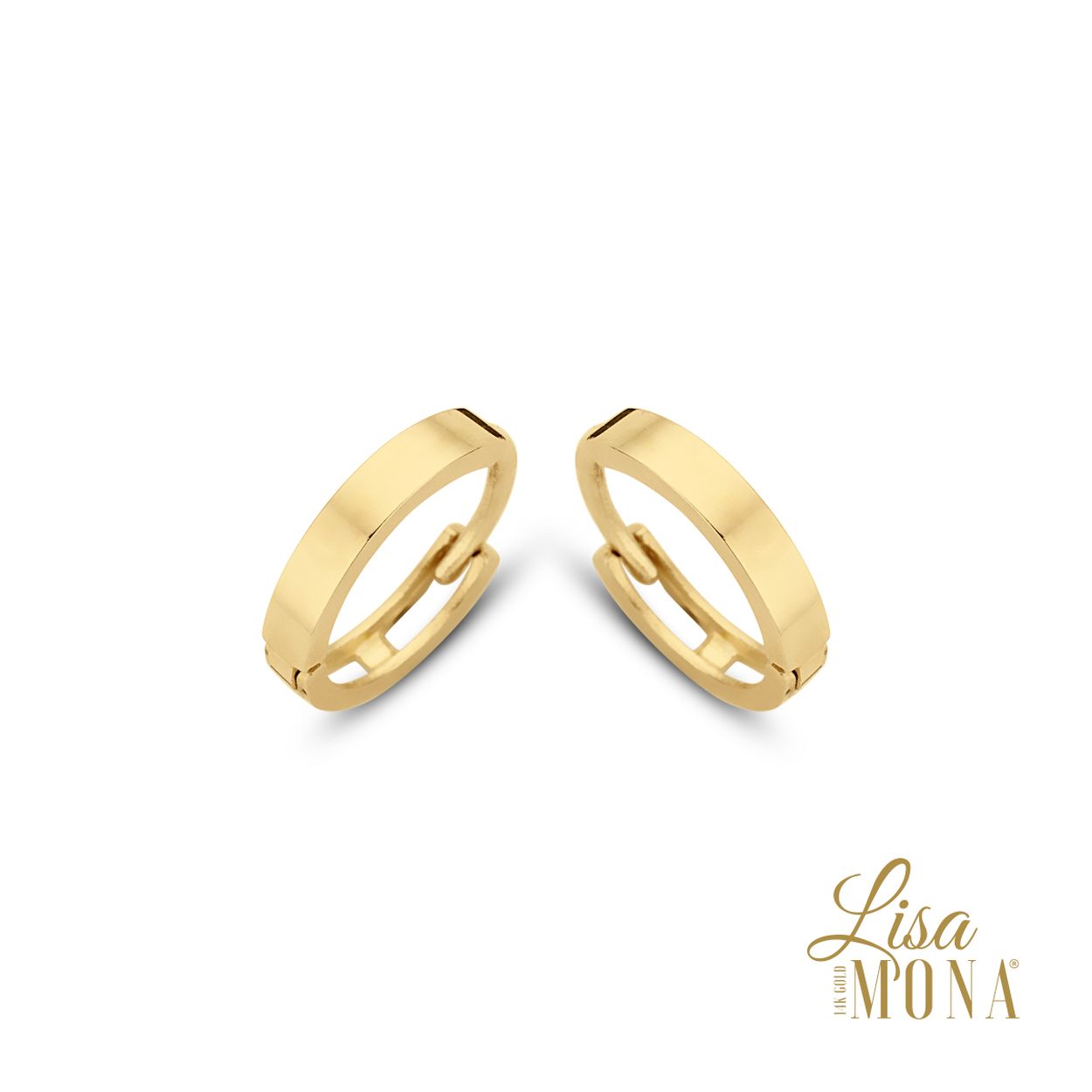 14K Geel Goud Creolen 10MM