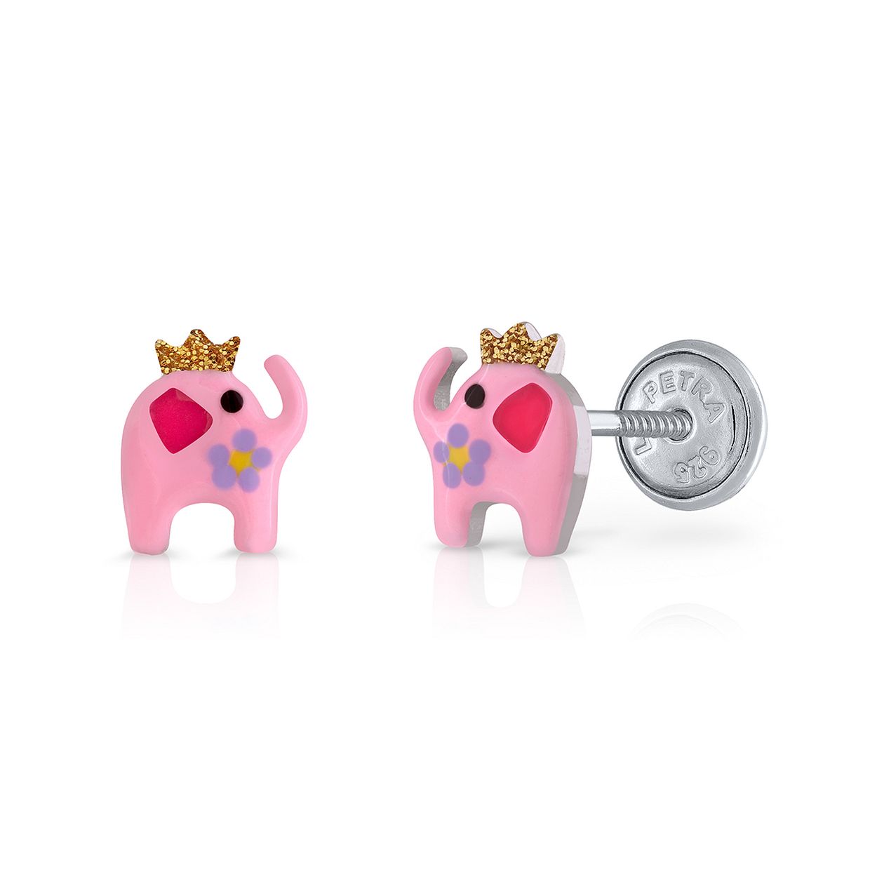 Oorknopjes - Olifant - 925 sterling zilver - Schroefsluiting