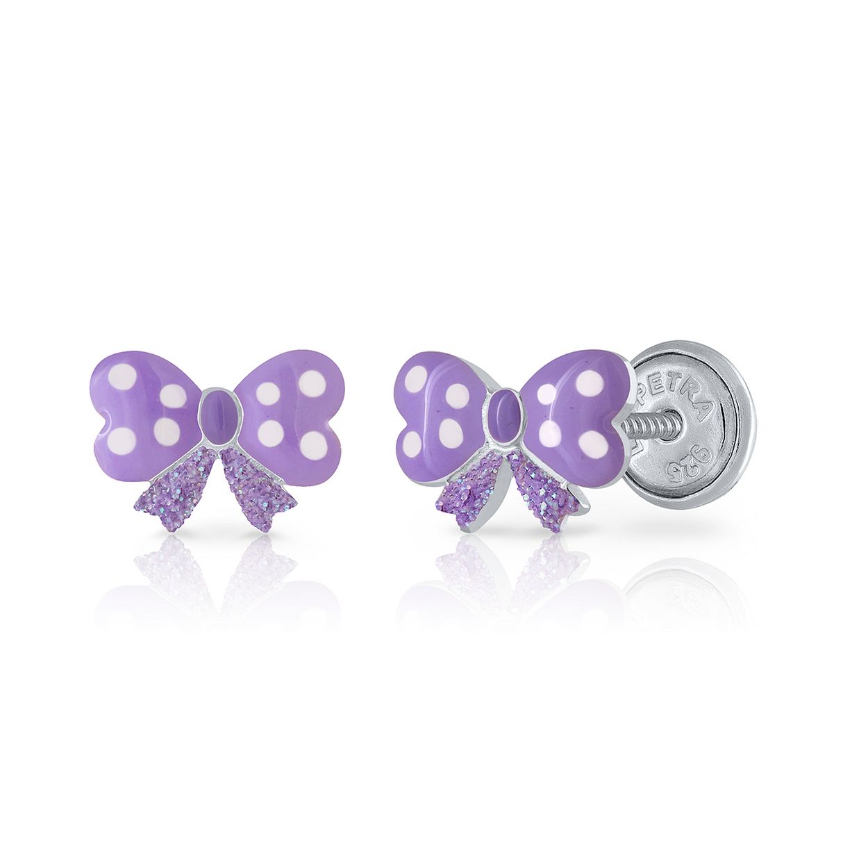 Lapetra LPOS0122 - Oorknopjes - Strik - 925 sterling zilver