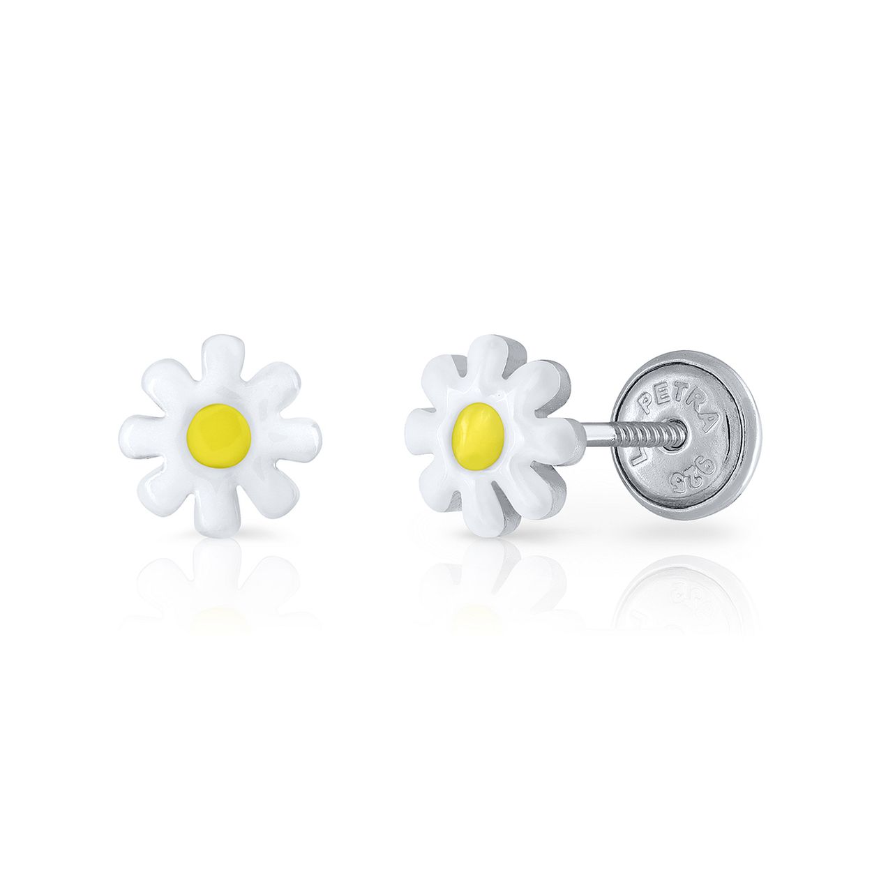Hou jij ook zo van de zon? Madeliefjes ook! Deze oorknopjes met madeliefjes zijn super schattig. Ze zijn gemaakt van 925 sterling zilver met emaille. Uniek is de handige schroefsluiting, waardoor je ze niet verliest. Super handig!

Lapetra kindersieraden
Lapetra is het nieuwste handgemaakte, zilver gerhodineerde sieradenmerk voor jonge meiden. De opvallende oorknopjes met unieke designs zijn voorzien van een schroefsluiting; deze draait stevig vast. Hierdoor verliezen ze de oorknopjes niet en kunnen ze deze zelfs comfortabel inhouden bij het slapen. Bij alle sieraden ontvang je een metalen blikje: een feestje om te geven én te krijgen!

Specificaties
  - LPOS0131
  - oorknopjes
  - 925 sterling zilver
  - Afmeting: 0,5 x 0,8 cm