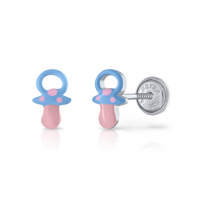 Met deze oorknopjes met speen van Lapetra ben je super uniek! De speen is blauw en heeft schattige stipjes. Ze zullen jou vast ook heel schattig staan! De oorknopjes zijn gemaakt van 925 sterling zilver en hebben een handige schroefsluiting. 

Lapetra kindersieraden
Lapetra is het nieuwste handgemaakte, zilver gerhodineerde sieradenmerk voor jonge meiden. De opvallende oorknopjes met unieke designs zijn voorzien van een schroefsluiting; deze draait stevig vast. Hierdoor verliezen ze de oorknopjes niet en kunnen ze deze zelfs comfortabel inhouden bij het slapen. Bij alle sieraden ontvang je een metalen blikje: een feestje om te geven én te krijgen!

Specificaties
  - LPOS0138
  - oorknopjes
  - 925 sterling zilver
  - Afmeting: 0,9 x 0,4 cm