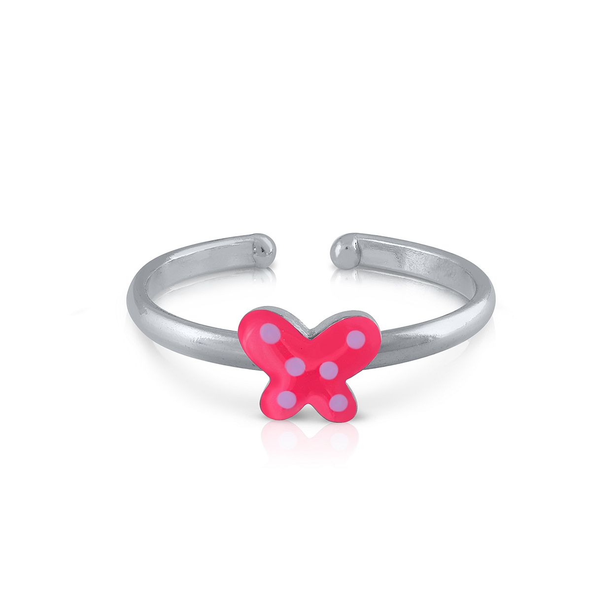 Wist jij dat sommige vlinders maar één dag leven? Kort hé? Gelukkig kun je deze verstelbare ring van Lapetra super lang dragen! De ring is gemaakt van 925 sterling zilver en bestaat uit roze met paars emaille. 

Lapetra kindersieraden
Lapetra is het nieuwste handgemaakte, zilver gerhodineerde sieradenmerk voor jonge meiden. De opvallende oorknopjes met unieke designs zijn voorzien van een schroefsluiting; deze draait stevig vast. Hierdoor verliezen ze de oorknopjes niet en kunnen ze deze zelfs comfortabel inhouden bij het slapen. Bij alle sieraden ontvang je een metalen blikje: een feestje om te geven én te krijgen!

Specificaties
  - LPRI0063
  - Ring
  - 925 sterling zilver
  - Afmeting: 0,5 x 0,5 cm