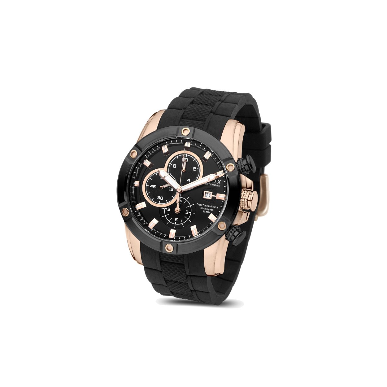 Dit prachtige horloge om je pols geeft je een ongevenaard gevoel van stijl en kracht. Draag het met trots en plezier, schitter als een icoon. Never too late!