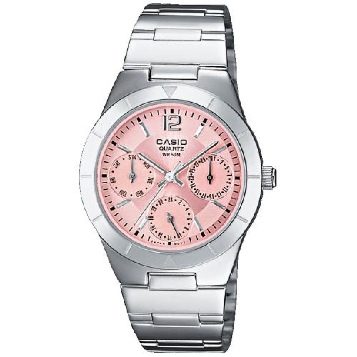 Dit is een horloge van het merk casio collection women. Het is een analoog horloge.