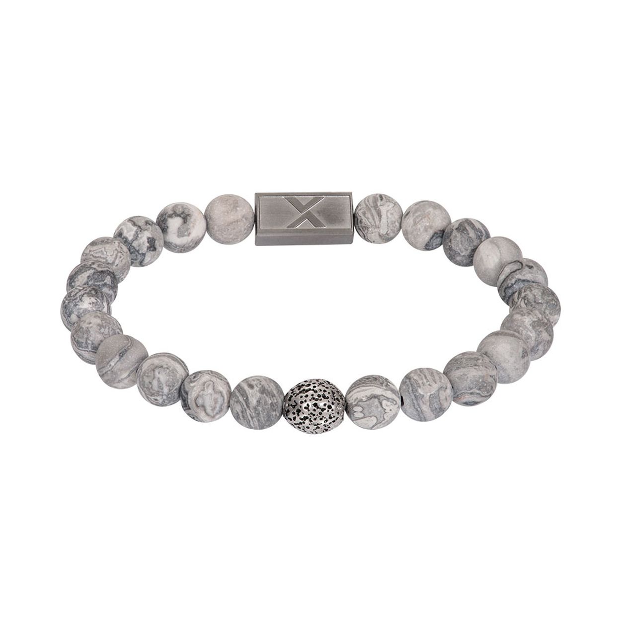 Dit is een grijskleurige armband uit de collectie Aston