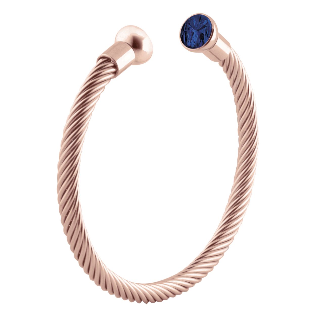 Melano twisted taylor armband - rosekleurig - dames - maat small
