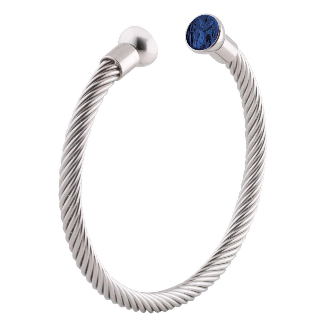 Melano twisted taylor armband - zilverkleurig - dames - maat small